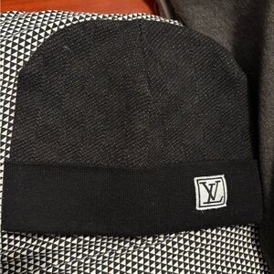 Louis Vuitton Black Beanie